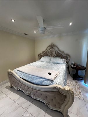 Bedroom, Interior, Recessed Lighting