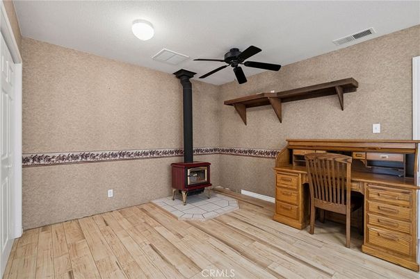 Home Office, Interior, Wood Texture Flooring
