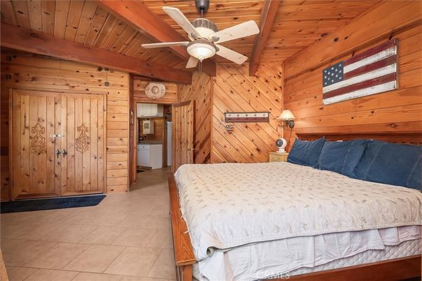 Bedroom, Interior, Wooden Beams, Wooden Ceilings, Wooden Walls