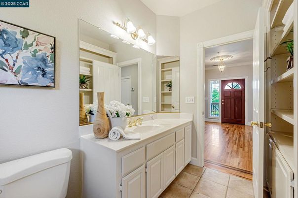Bathroom, Interior, Wood Texture Flooring