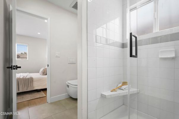 Bathroom, Bedroom, Interior, Recessed Lighting, Wood Texture Flooring