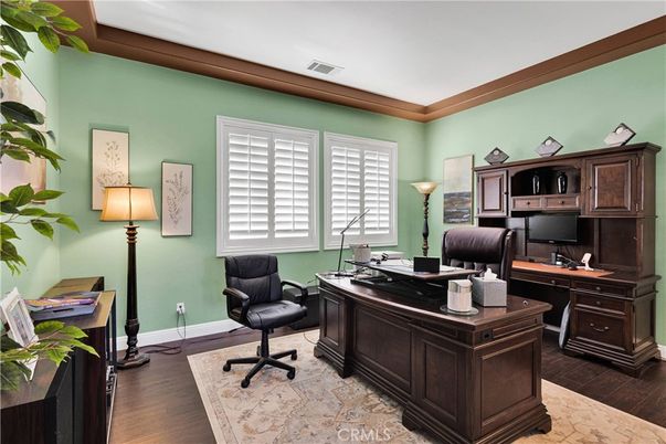 Home Office, Interior, Wood Texture Flooring