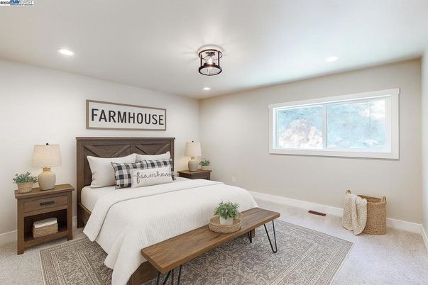 Bedroom, Interior, Recessed Lighting