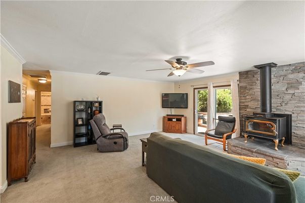 Fireplace, Interior, Living room, Stone Walls