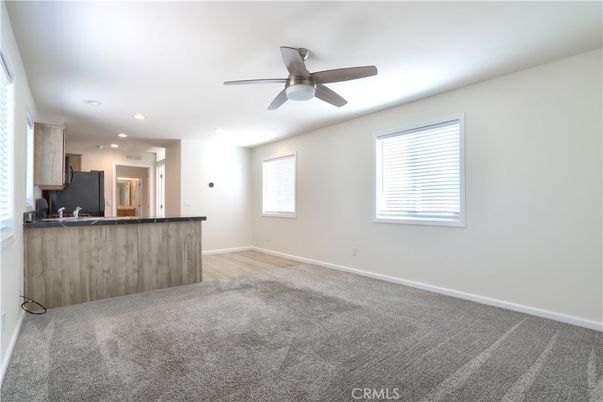 Empty room, Interior, Kitchen, Recessed Lighting