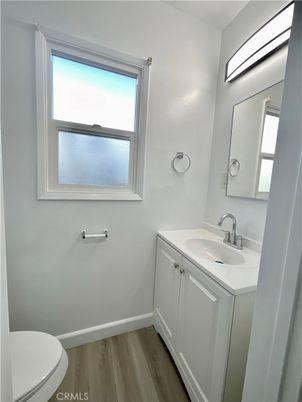 Bathroom, Dual Sink Vanities, Interior, Wood Texture Flooring