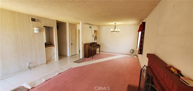 Chandelier, Empty room, Interior