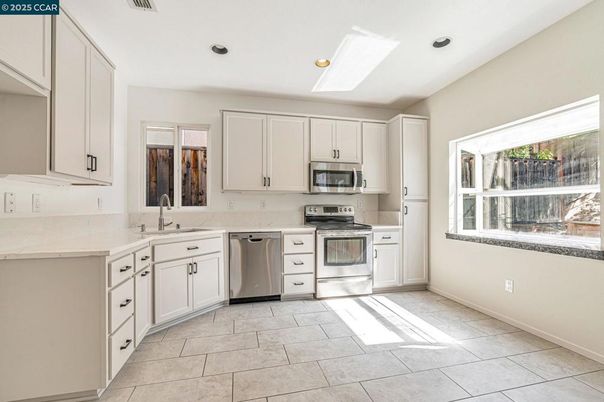 Interior, Kitchen, Recessed Lighting, Stainless Steel Appliances