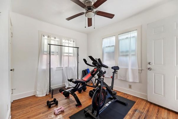 Fitness Equipment, Interior, Wood Texture Flooring