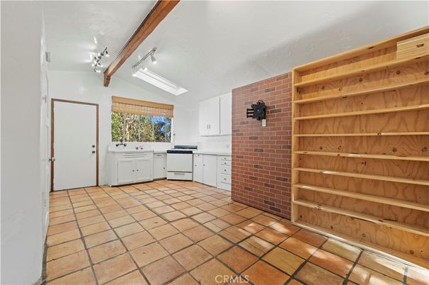 Empty room, Interior, Kitchen, Stone Walls