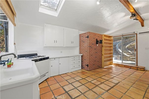 Interior, Kitchen, Stone Walls