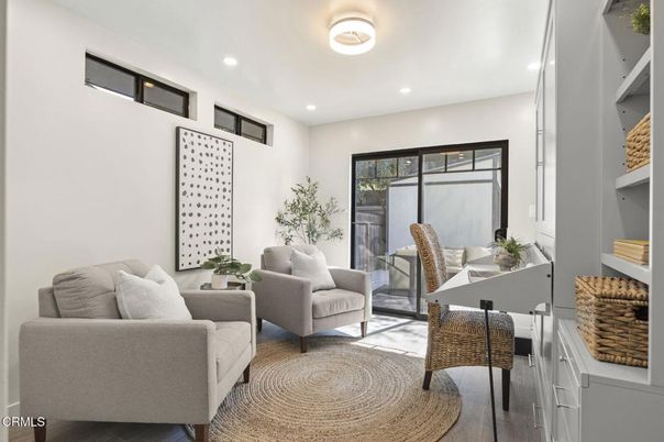 Home Office, Interior, Living room, Recessed Lighting
