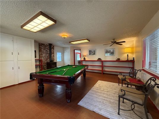 Billiard Table, Game Room, Interior, Wood Texture Flooring