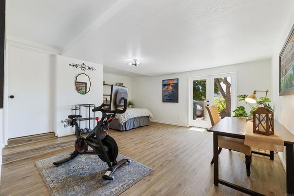 Dining room, Fitness Equipment, Interior, Wood Texture Flooring