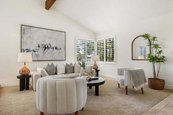 Interior, Living room, Wooden Beams