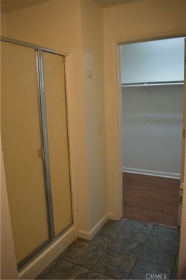 Bathroom, Glass Shower, Interior, Wood Texture Flooring