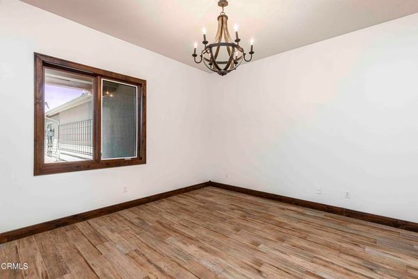 Chandelier, Empty room, Interior, Wood Texture Flooring
