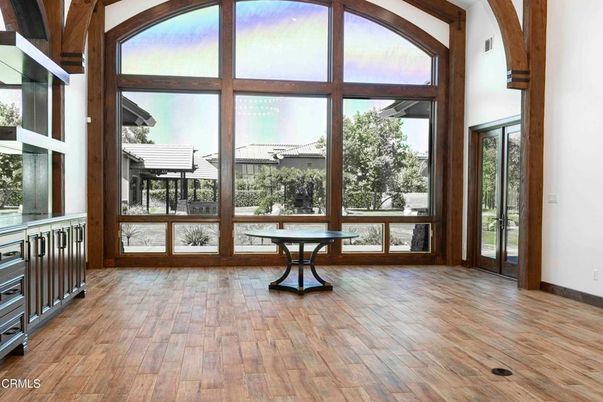 Interior, Sun Room, Wood Texture Flooring
