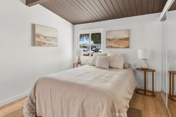 Bedroom, Interior, Wooden Ceilings, Wood Texture Flooring