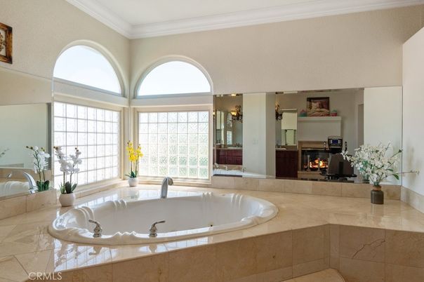 Bathroom, Fireplace, Interior