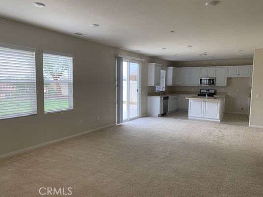 Empty room, Interior, Kitchen, Recessed Lighting
