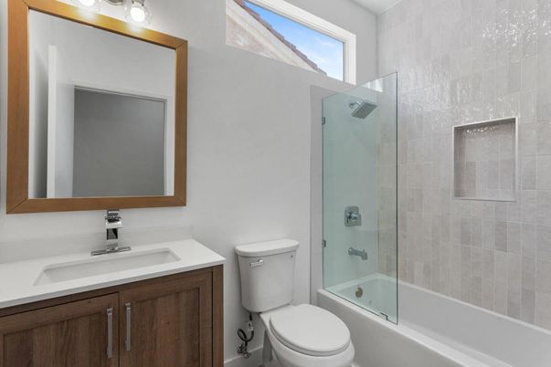 Bathroom, Glass Shower, Interior