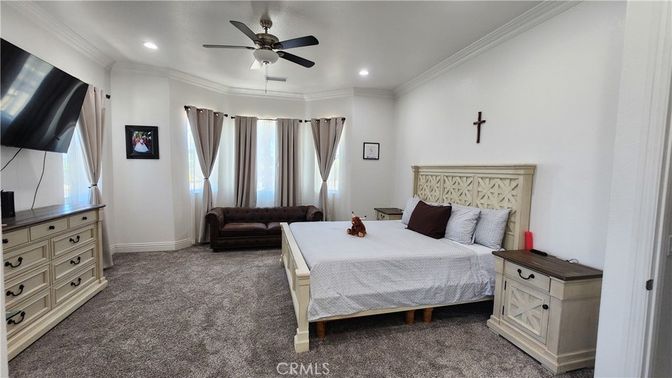Bedroom, Interior, Recessed Lighting