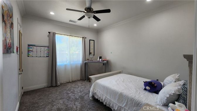 Bedroom, Interior, Recessed Lighting