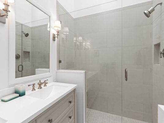 Bathroom, Glass Shower, Interior