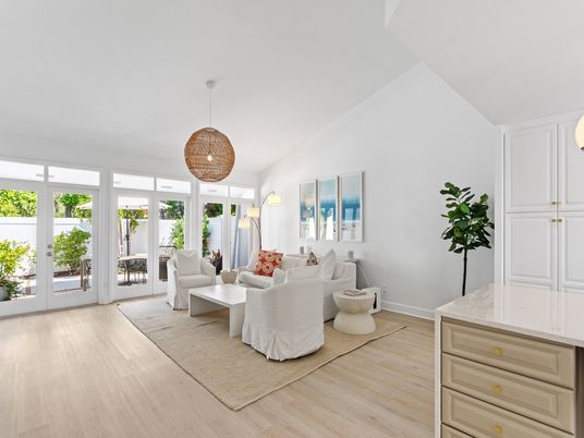 Interior, Living room, Pendant Lights, Wood Texture Flooring