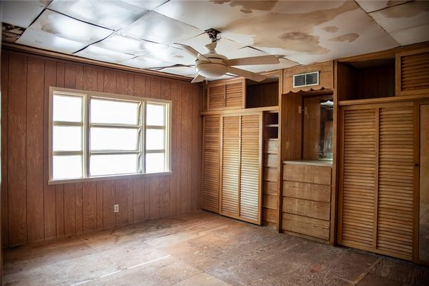 Empty room, Interior, Wooden Walls