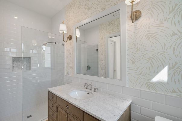 Bathroom, Glass Shower, Interior