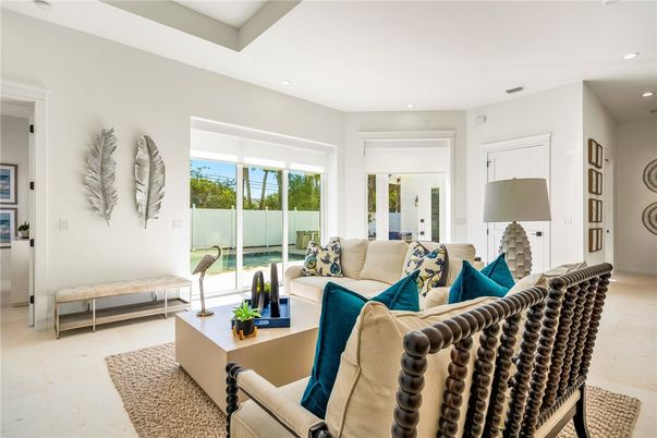 Interior, Living room, Recessed Lighting