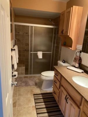 Bathroom, Glass Shower, Interior