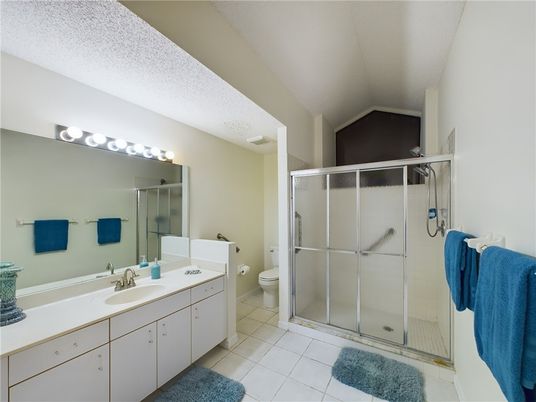 Bathroom, Dual Sink Vanities, Glass Shower, Interior