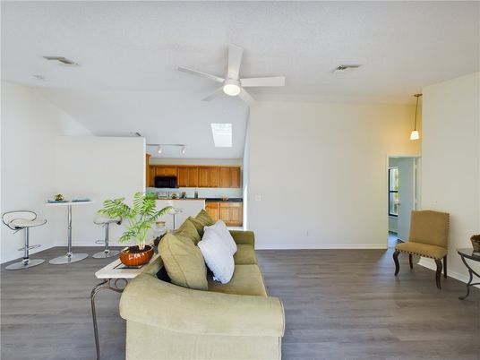 Interior, Kitchen, Pendant Lights, Wood Texture Flooring