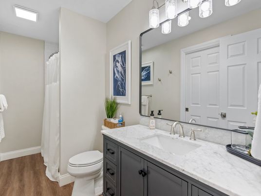 Bathroom, Interior, Wood Texture Flooring
