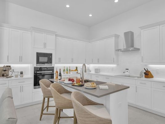 Interior, Kitchen, Recessed Lighting, Stainless Steel Appliances