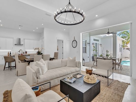 Chandelier, Dining room, Interior, Kitchen, Living room, Pendant Lights, Recessed Lighting