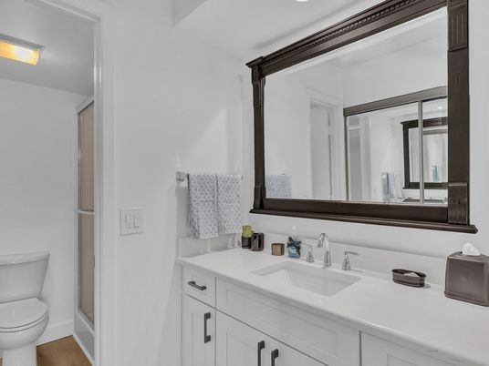 Bathroom, Interior, Wood Texture Flooring