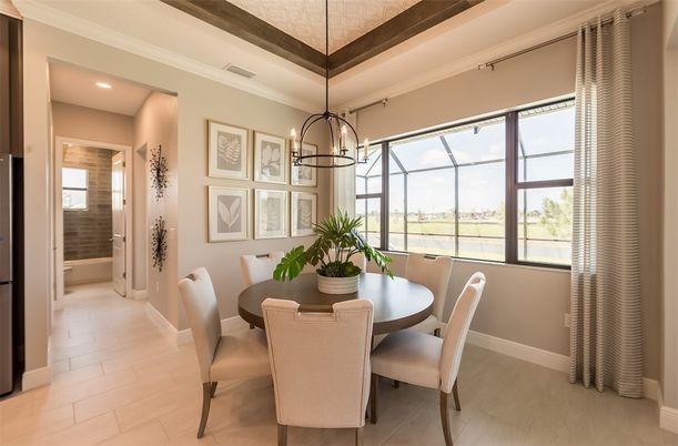 Chandelier, Dining room, Glass Ceilings, Interior, Pendant Lights, Recessed Lighting, Wood Texture Flooring