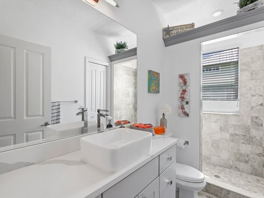 Bathroom, Interior, Recessed Lighting