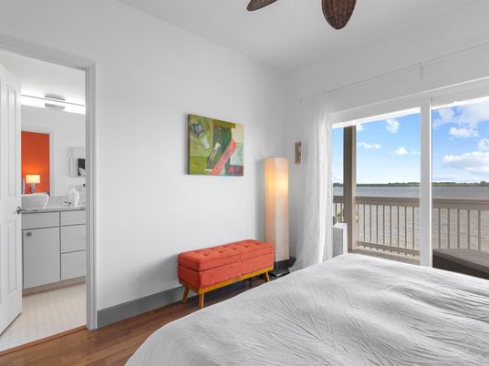 Bedroom, Interior, Water, Wood Texture Flooring