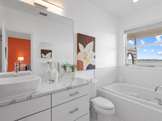 Bathroom, Interior, Recessed Lighting
