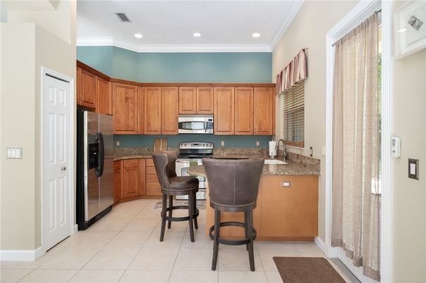 Interior, Kitchen, Recessed Lighting, Stainless Steel Appliances
