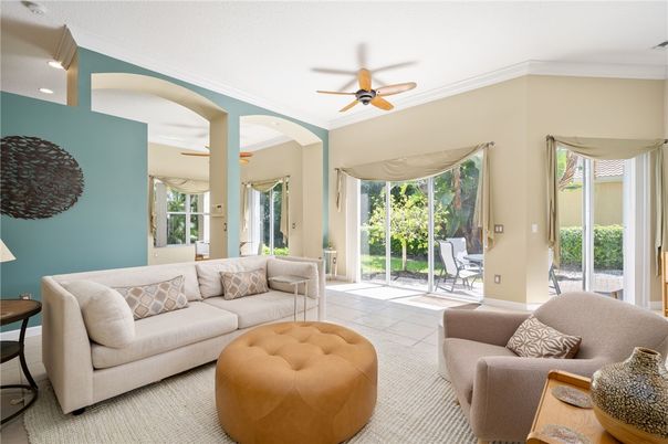 Interior, Living room, Recessed Lighting