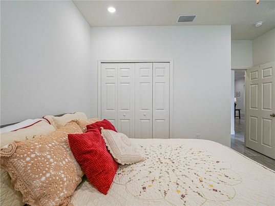 Bedroom, Interior, Recessed Lighting