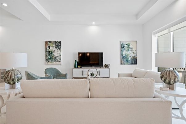 Interior, Living room, Recessed Lighting
