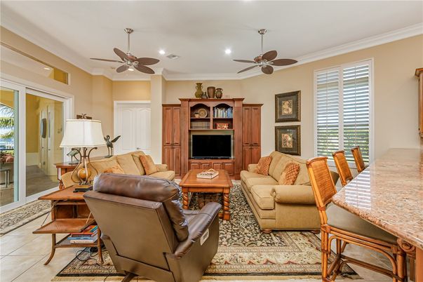 Interior, Living room, Recessed Lighting