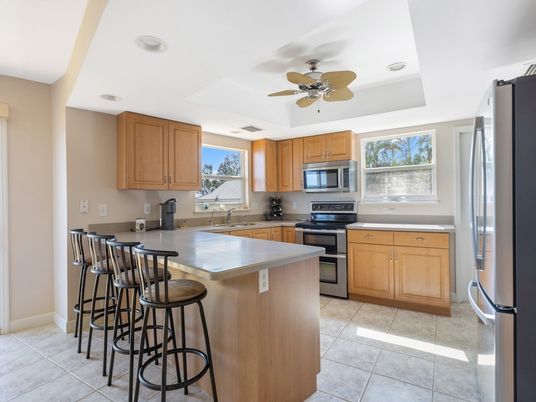 Interior, Kitchen, Recessed Lighting, Stainless Steel Appliances